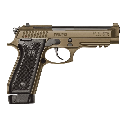 PISTOLA TAURUS PT 59S 380ACP 3X19T CFO FDE